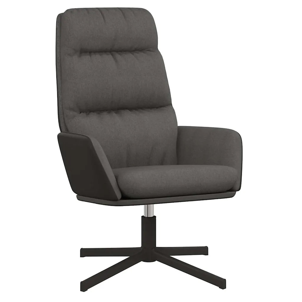Divano Sedia-Poltrona Relax Grigio Scuro in Tessuto 661168