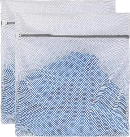 Waschasten con cerniera - 60 x 60 cm - Reticolo in acciaio inossidabile - Grande Waschasten per Macchina - Reticolo anti-deformazione - Riciclabile & Sostenibile
