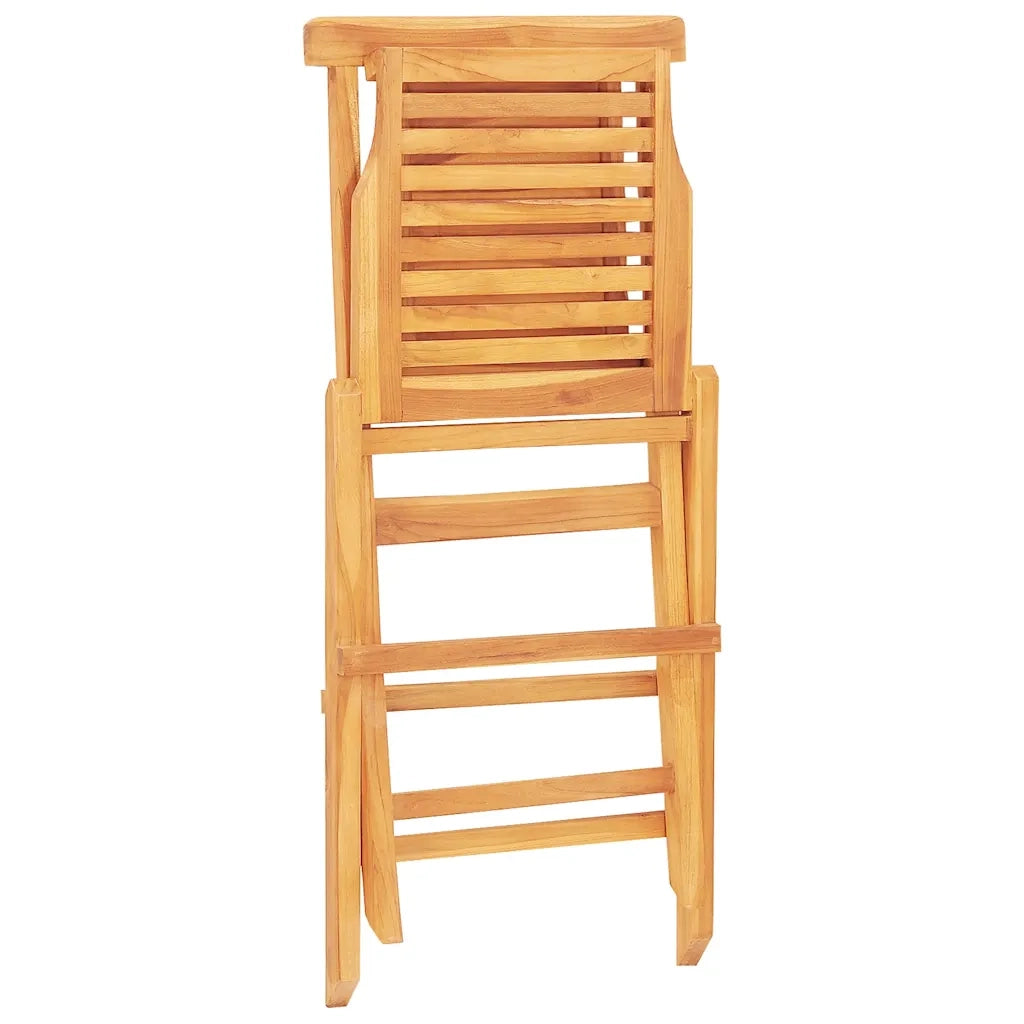 Sedie da Giardino Pieghevoli 8pz 47x63x90cm Legno Massello Teakcod mxl 124212