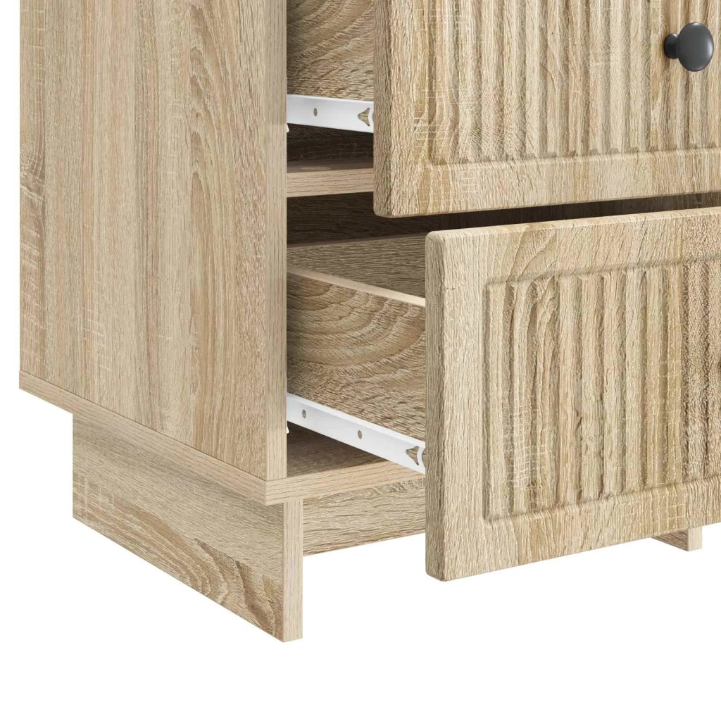 Armadio da Notte con cassetto Rovere Sonoma 43 x 41 x 66,5 cm