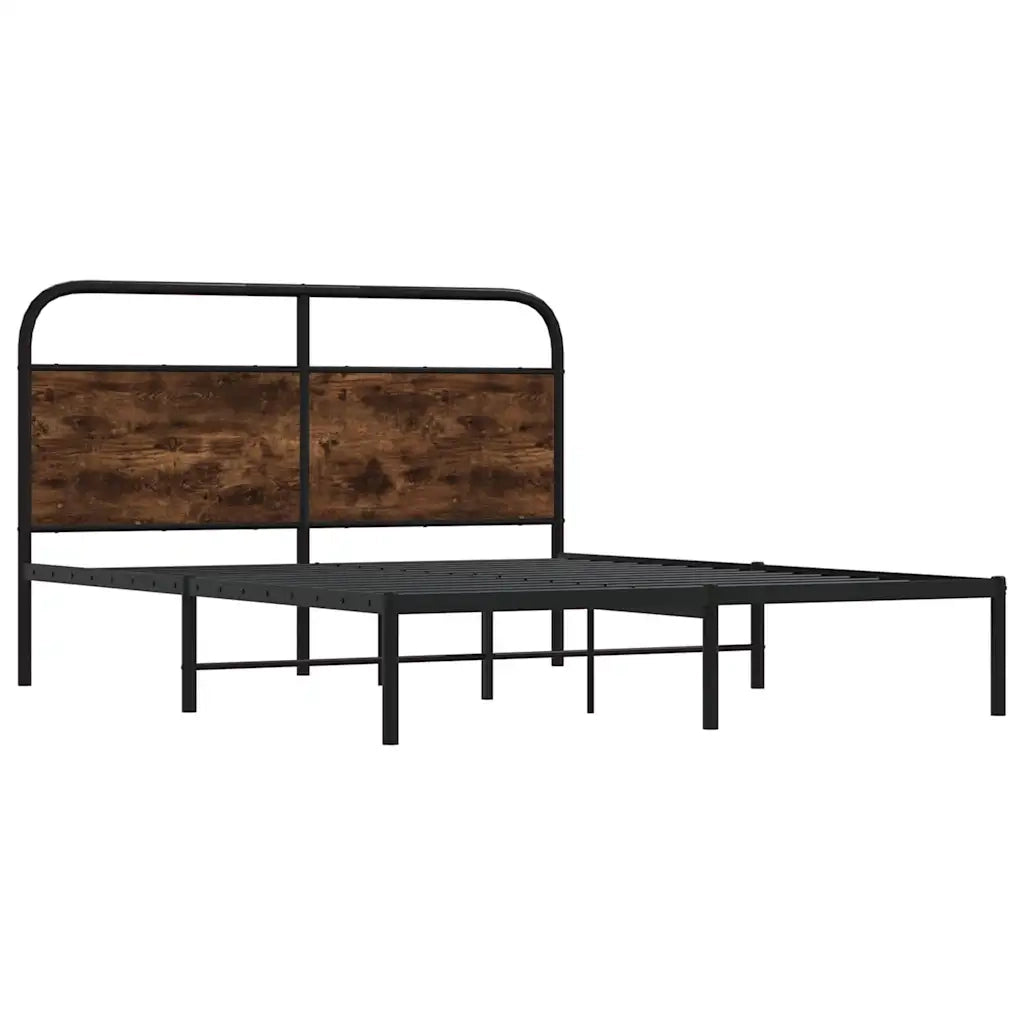 Giroletto senza Materasso Rovere Fumo 150x200 cm in Truciolato 4100211