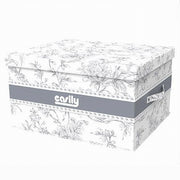 Trade Shop - Box Portatutto Scatola Salvaspazio Contenitore Organizer 55x42x30cm Fantasia 87323 -