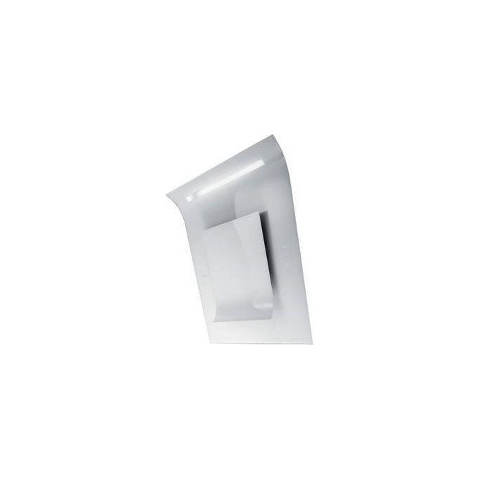 Elica PRF0010418B SINFONIA WH-F-80 - Cappa a parete filtrante 80 cm, 755 m³-h, Classe B, 70 dB, Controllo touch, 4 velocita' (3 + intensiva), Filtro antigrasso in alluminio multilayer, Illuminazione neon 2x14 W, Vetro Bianco