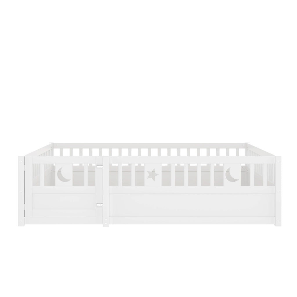 Letto Singolo per Bambini con Sponde ¨C MINIMAL ¨C Bianco, 140x190