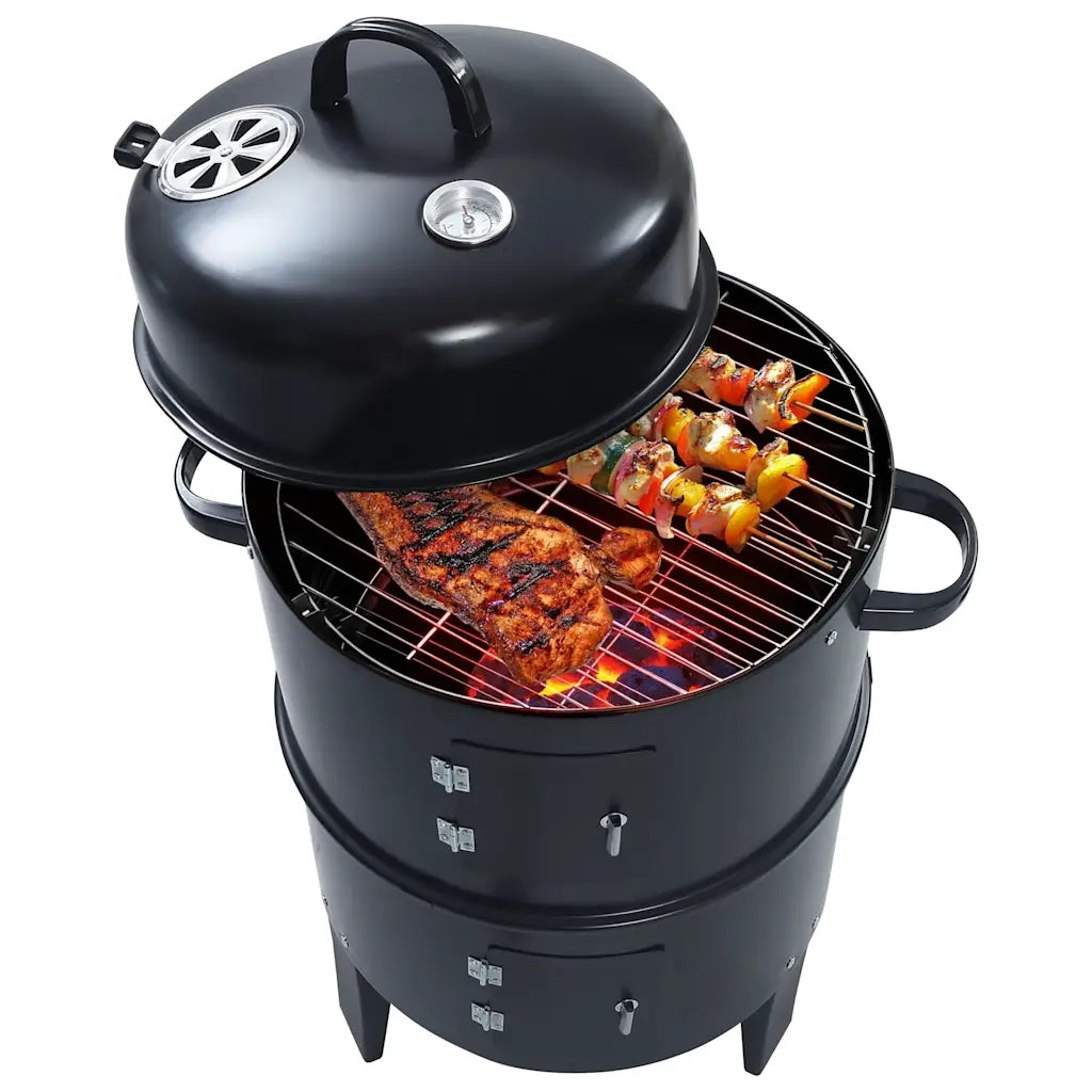 Griglia Barbecue a Carbone 3-in-1 40x80 cm CFW9944832