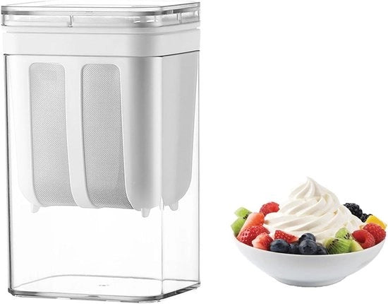 Fattore di Yogurt Multiuso per Yogurt Greco, Latte di Soia e Altri - Fattore di Yogurt Greco - Fattore di Yogurt Casalingo - Fattore di Yogurt con Capacità di 1100 ml