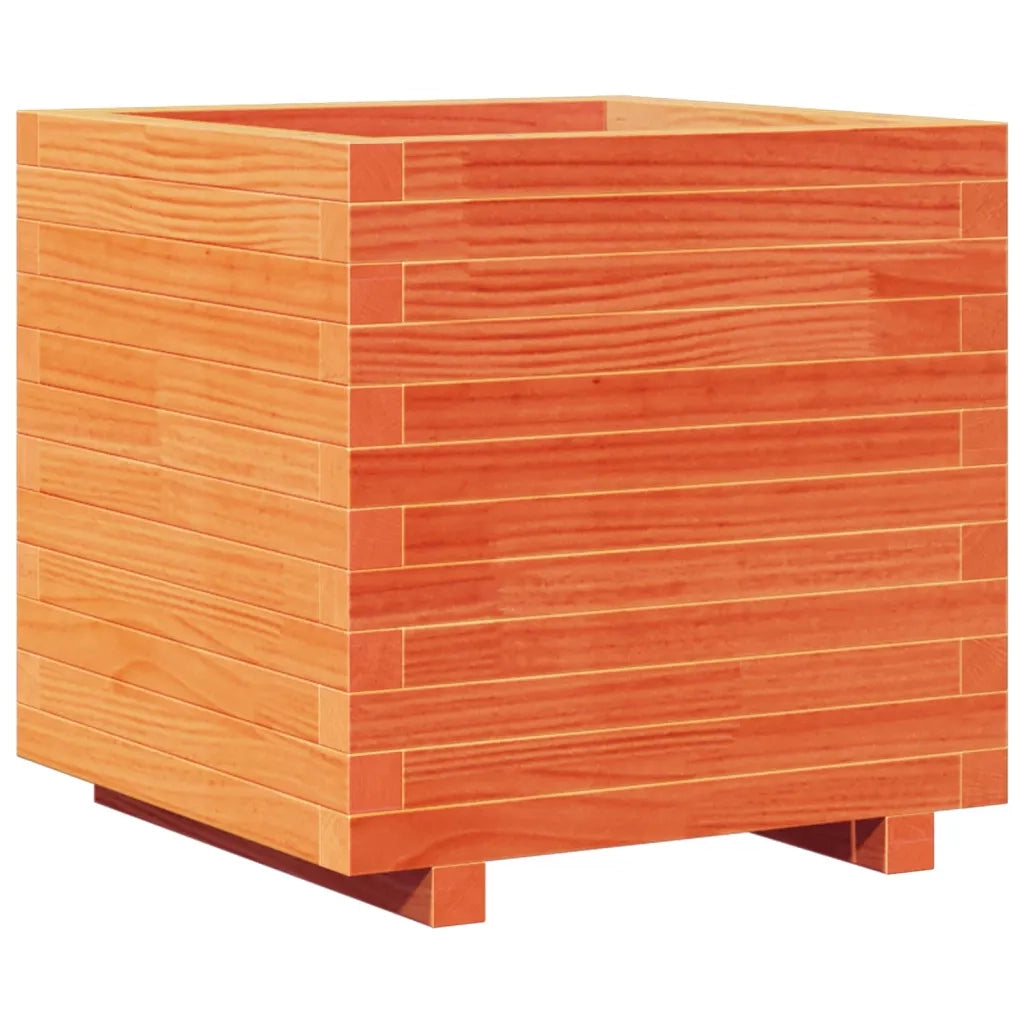 Fioriera Giardino Marrone Cera 50x50x49,5cm Legno Massello Pino 847355
