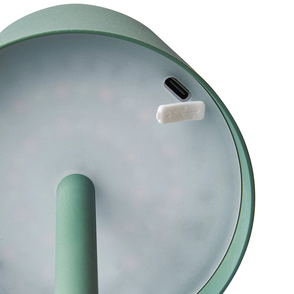 Lampada da terra in ferro verde per interni e per esterni stile moderno