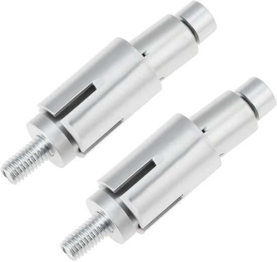 Manicotti per protezione mani - in alluminio - set di viti M6 - clip - compatibile con manubri 28mm - leggero - installazione facile