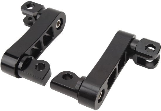 Sostegno per gambe Regolabile - Robusto Sostegno per autostrada - Comfortevole guida - Alta qualità alluminio - Installazione facile - 360° Regolabile - Sostegno a motore