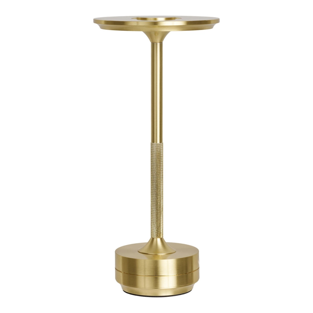 Lampada da Tavolo Lyneham, Ottone, Alluminio, 13x13x28,5 cm