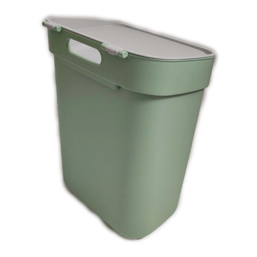 PATTUMIERA CURVER READY VERDE / GRIGIO LT. 10 CON FERMA BUSTA