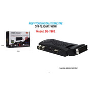Trade Shop - Decoder Digitale Terrestre Hd Ricevitore Tv Usb Dvb T2 Presa Scart Maxtech Dg-t002 -