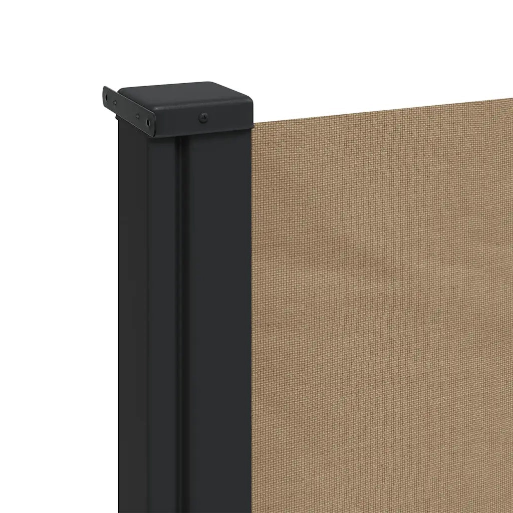 Tenda da Sole Laterale Retrattile Tortora 100x500 cm 4004394