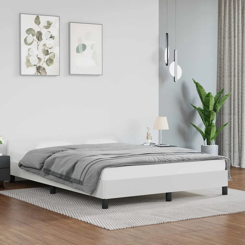 Giroletto con Testiera senza Materasso Bianco 140x190 cm 347496