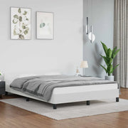 Giroletto con Testiera senza Materasso Bianco 140x190 cm 347496
