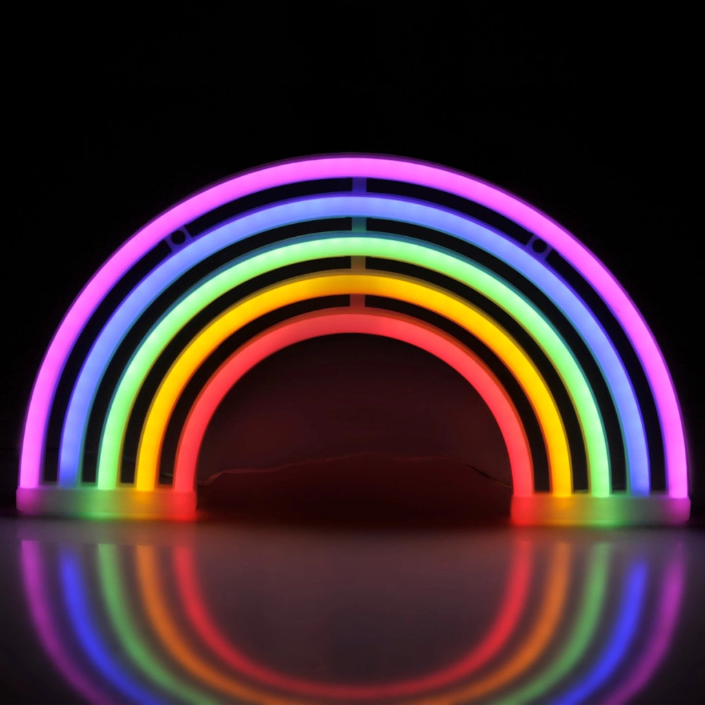 Applique neon arcobaleno LED 3W USB/batterie per bimbi Polux