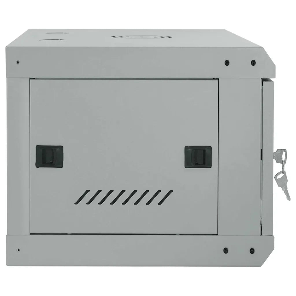 vidaXL Armadietto di rete Grigio 60 x 35 x 28 cm Acciaio