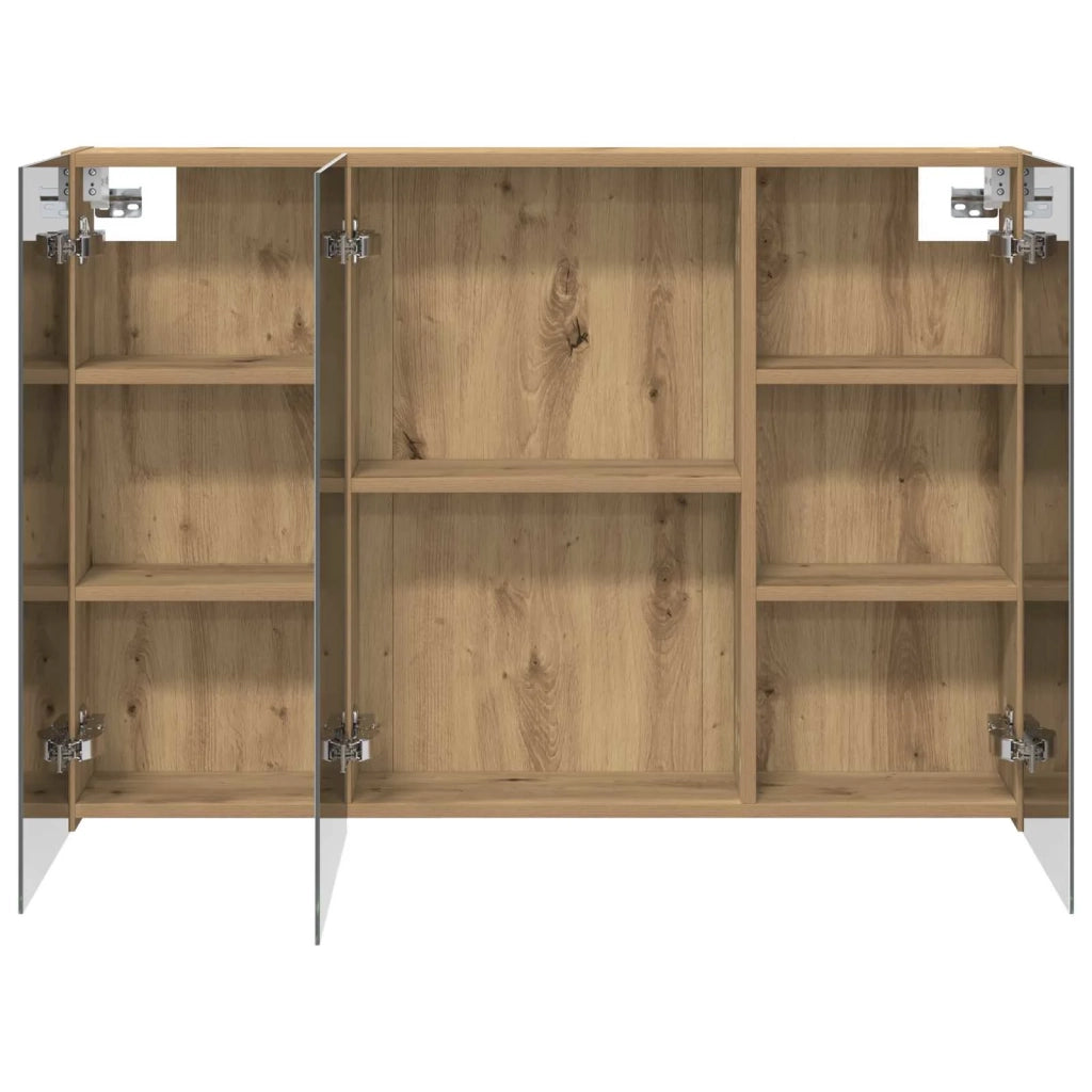 Mobiletto per specchio da bagno con porta Rovere Artigianale 889126