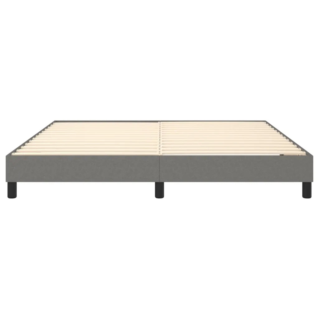 Struttura Letto a Rete a Molle Grigio Scuro 180x200 cm Tessuto 3120533