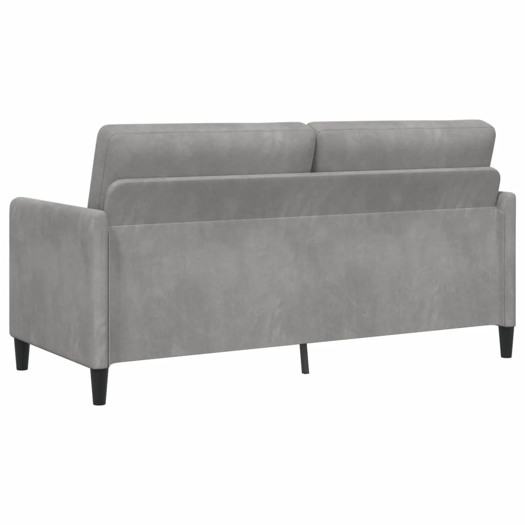 Set di Divani con Storage 2 pz Grigio Chiaro Poliestere 3429246