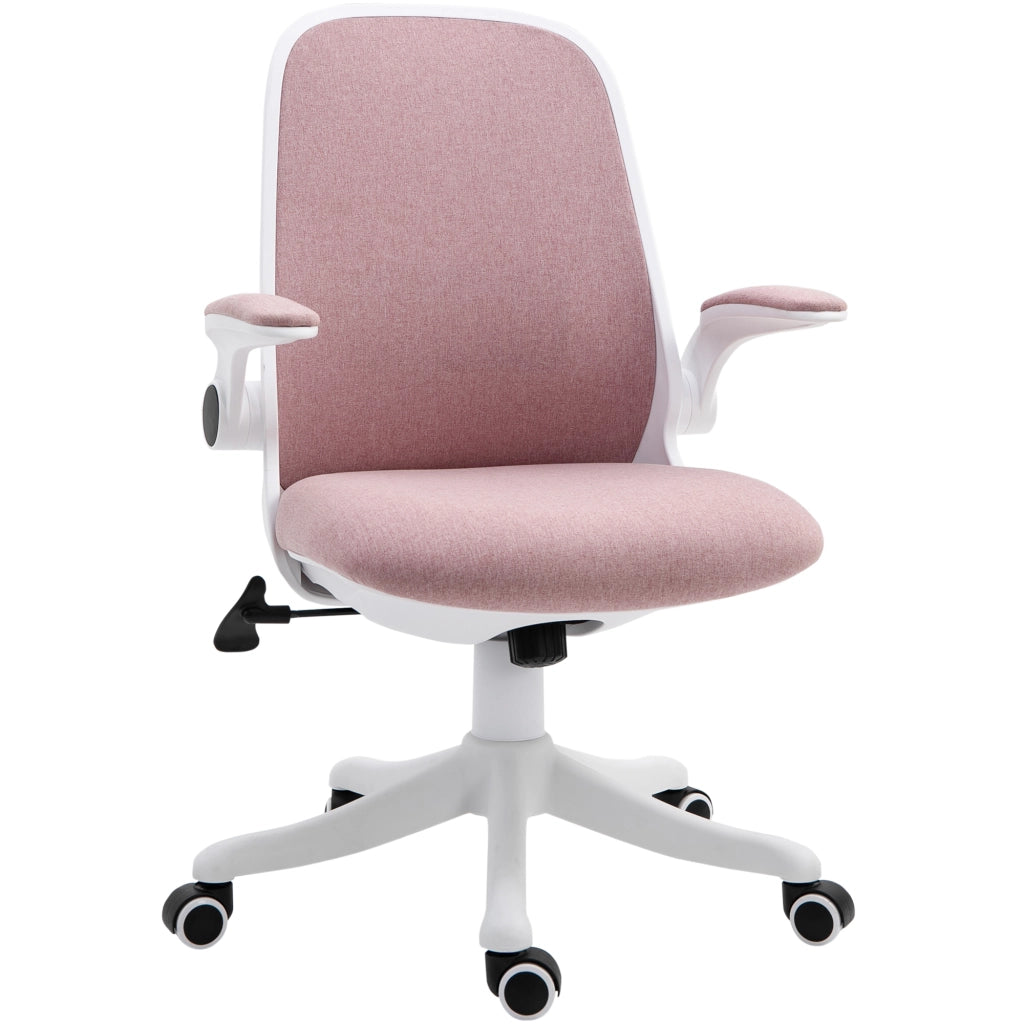 Sedia da ufficio girevole basculante ¨C zephmum ¨C rosa 62.5x60x94-104 cm