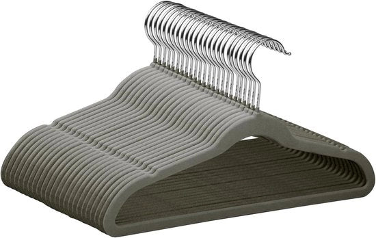 Antislip supporti in velluto per bambini - 32 pezzi, grigio