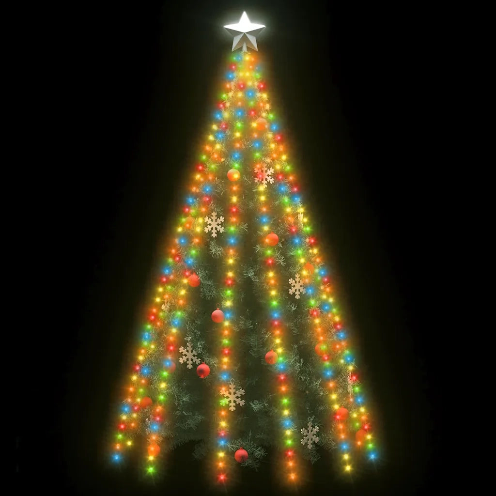 Luci per Albero 500 LED Multicolori 500 cm Interno Esterno CFW3775239