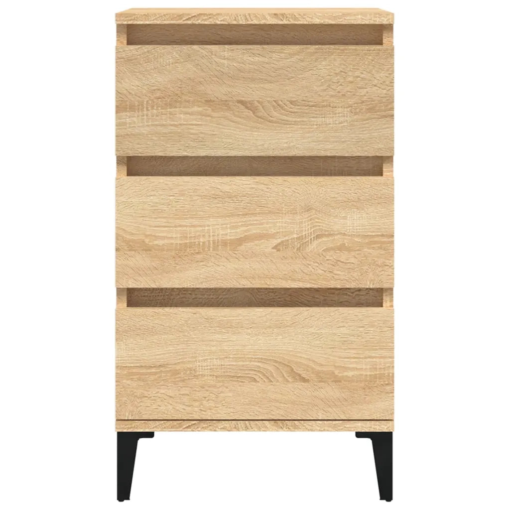 Comodino | Armadio da Notte | Mobiletto da notte Rovere Sonoma 40x35x70 cm in Legno Multistrato
