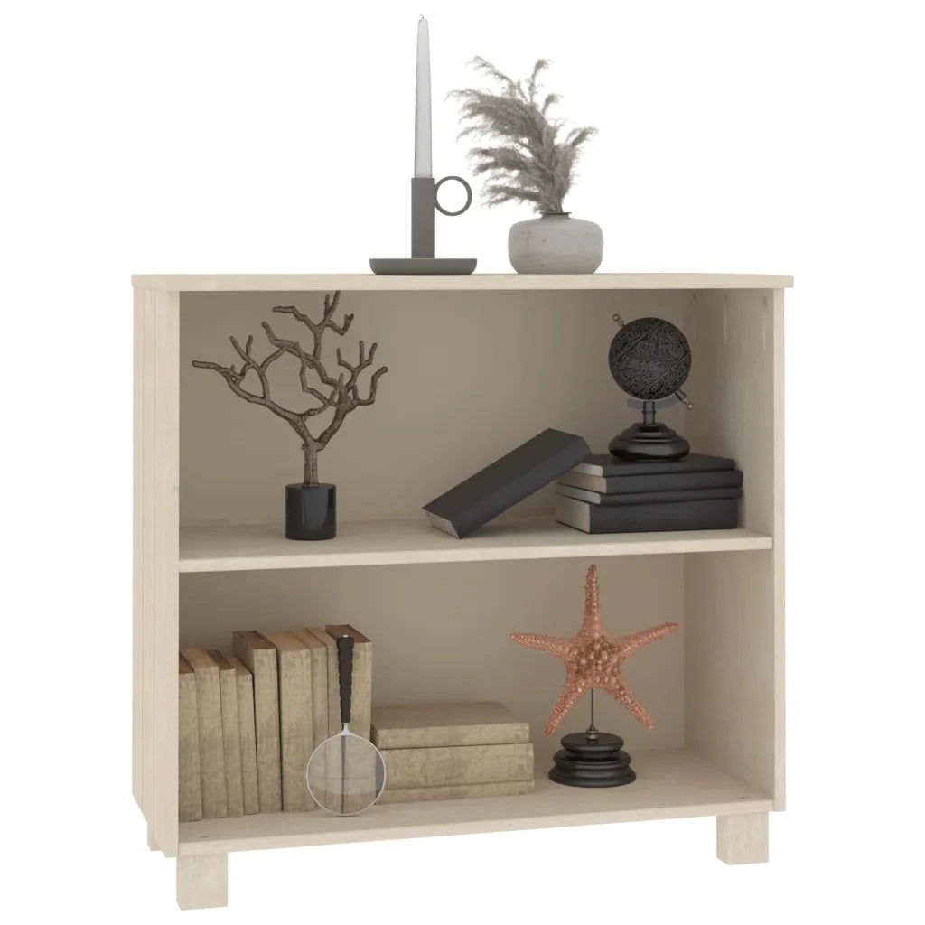 Credenza Marrone Miele 85x35x80 cm in Legno Massello di Pino