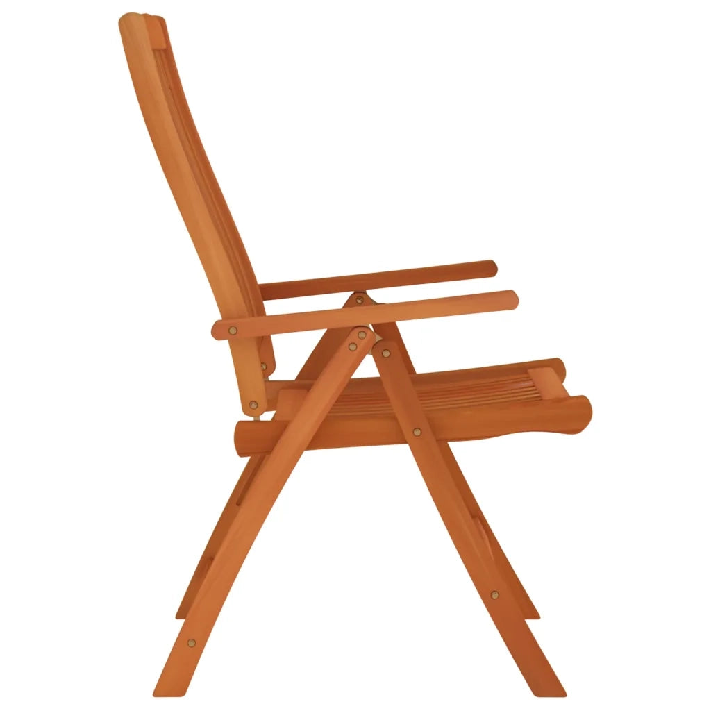 Sedie da Giardino Pieghevoli 8pz in Legno Massello di Eucalipto cod mxl 13987