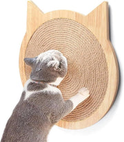 Pavimento di Sisal con Adesivo di Vetro per Gatti (M) - Forma di Gatto