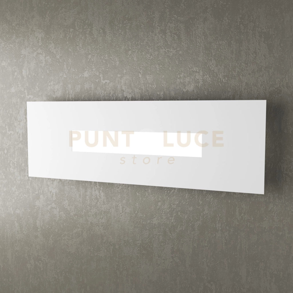 WALLY APPLIQUE-PLAFONIERA 50 CM. 1 LUCE BIANCO 1138-50-BI