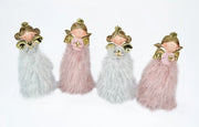 Bambola Decorazione Natalizia Natale in Stoffa con Luce 20 cm 4 Modelli