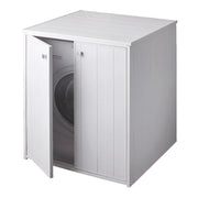 Coprilavatrice con ante 76x71cm in PVC bianco | Igloo