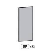 R (BPx12) X ARMADIO TERRY ARDESIA 2 ANTE CM 68X39XH172 CAB2680- 1,0 pz
