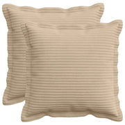 Federa 2 pz HOUTEN Tortora 35 x 35 cm corduroy 916459