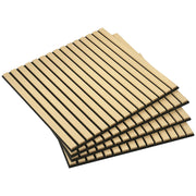Pannello Fonoassorbente ¨C zephmum ¨C MDF e Poliestere Colore Quercia 60x60x4 cm