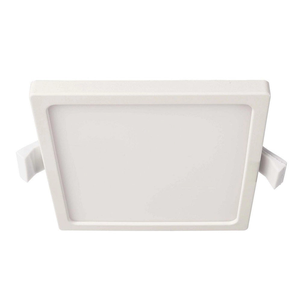 Trade Shop - Plafoniera Quadrata Faretto Incasso Led 7w Luce Calda Lampada Soffitto Corridoio -