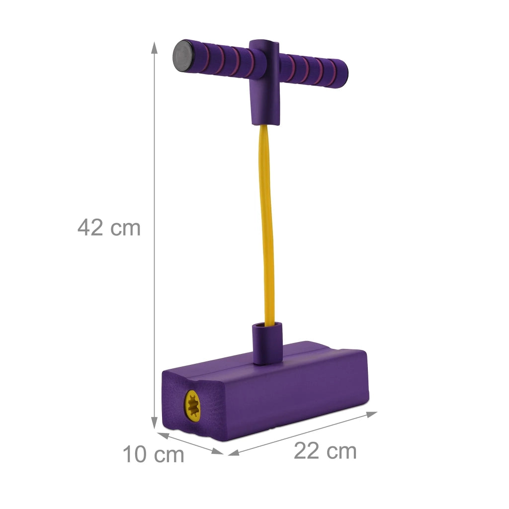 Bastone saltarello ludico per bambini esterno 42 x 22 x 10 cm con fischietto divertente in plastica rossa 13_0017387