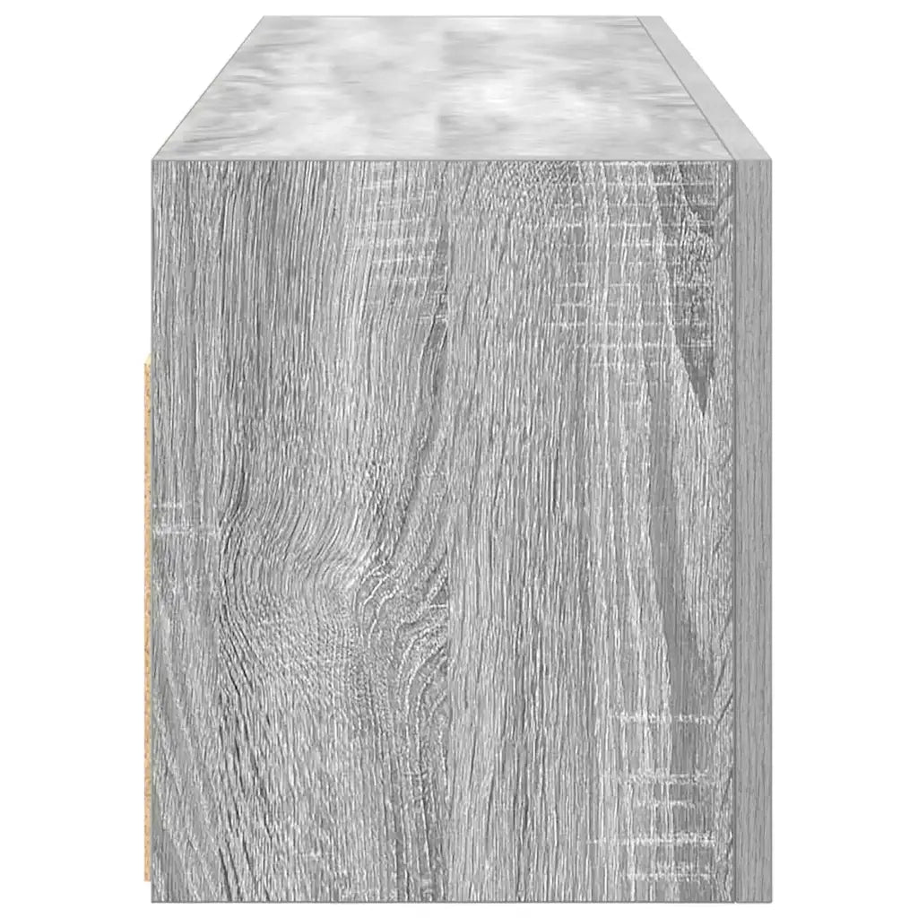 Mobile da Bagno Grigio Sonoma 100x25x30 cm in Truciolato