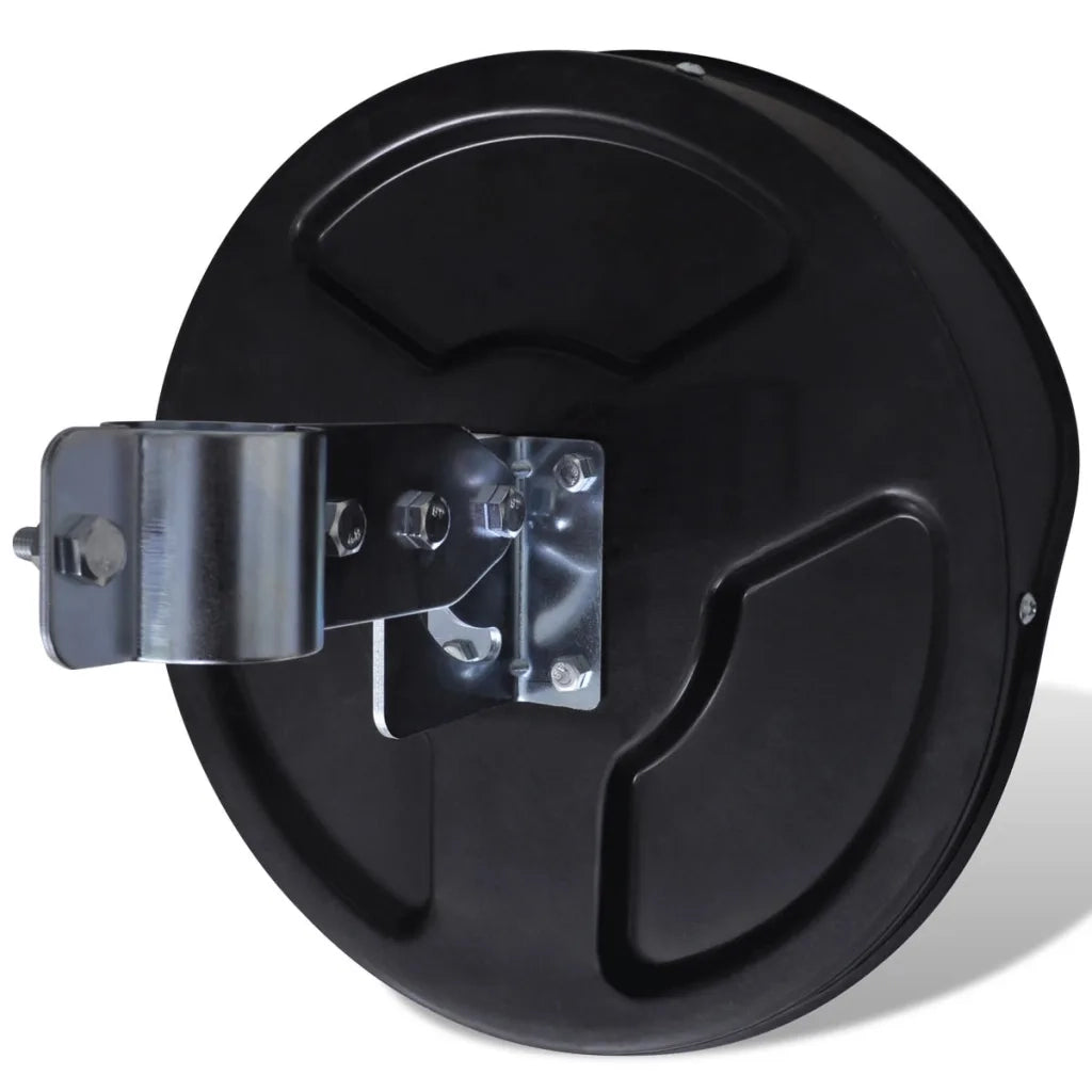 Specchio Traffico Convesso Nero Plastica PC per Esterni 30 cm 141679