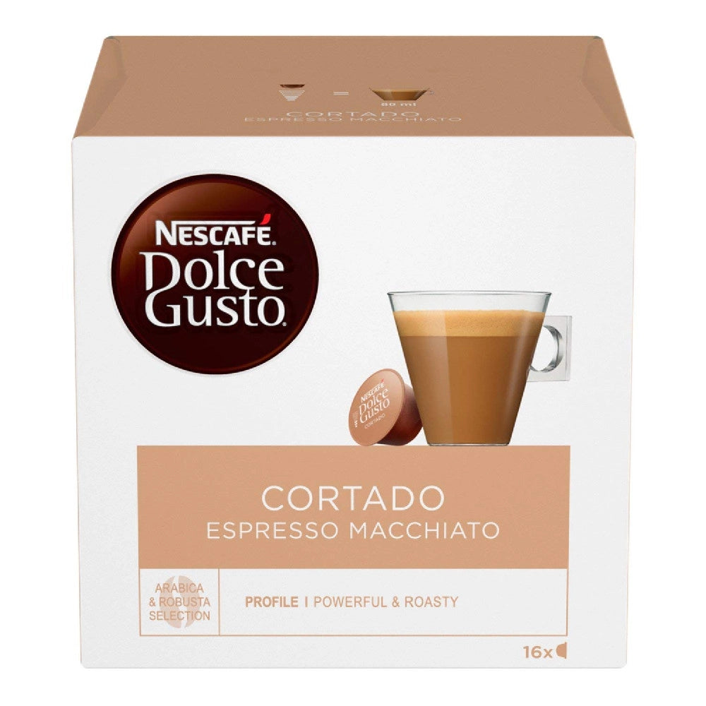 Nescafè dolce gusto cortado espresso macchiato 3 confezioni da 16 capsule ciascuna