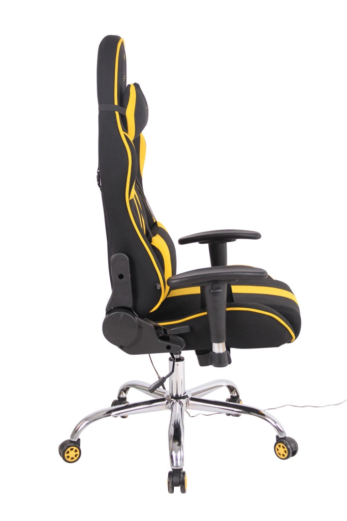 Sedia Ufficio Massaggiante Limit XM In Tessuto Nero/giallo