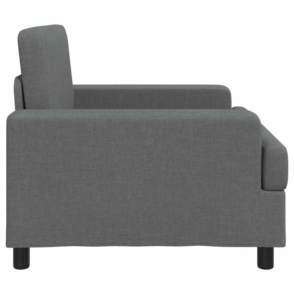 Poltrona Grigio Scuro Tessuto 42043455