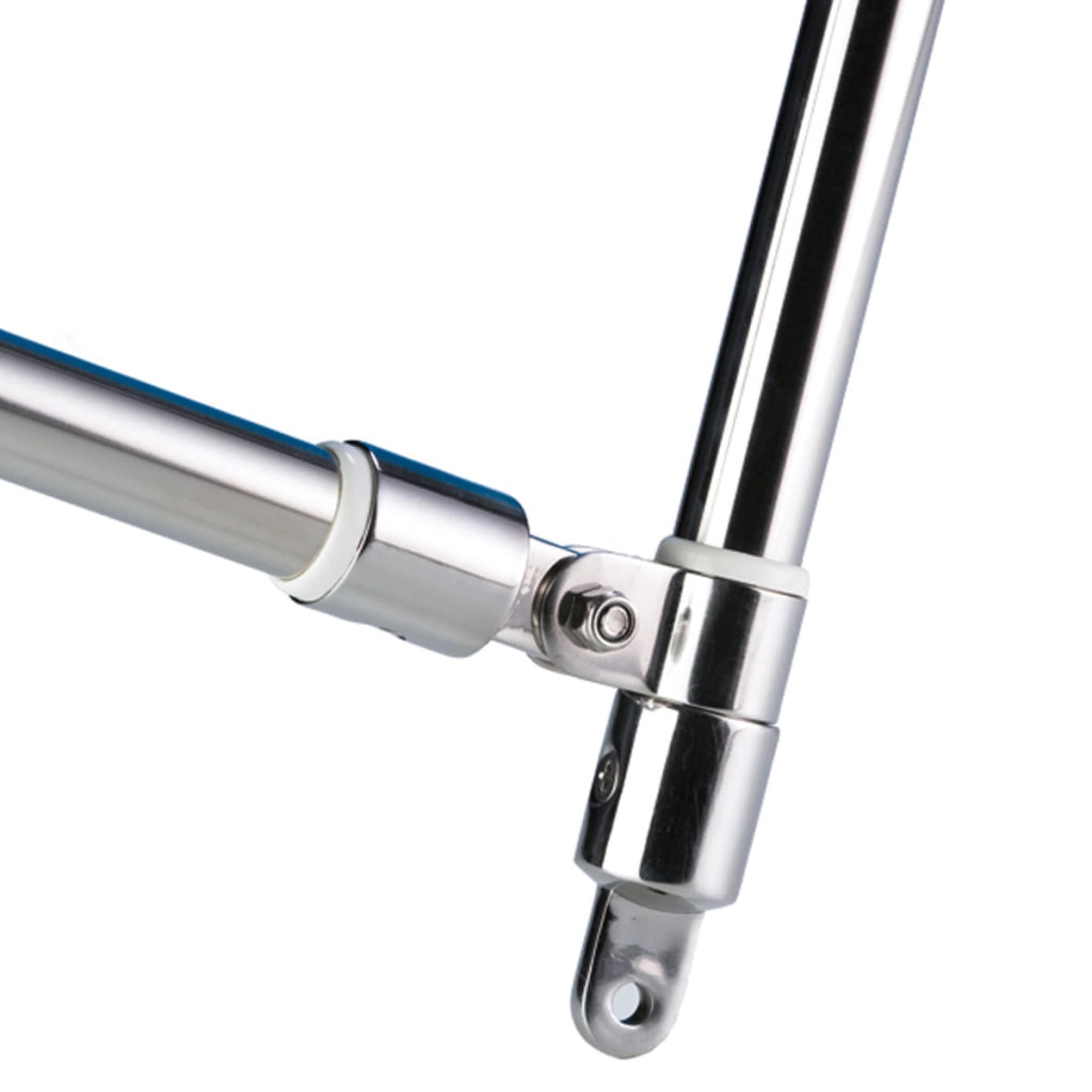Capottina parasole luxury sombrero acciaio inox aisi 316 telo bianco