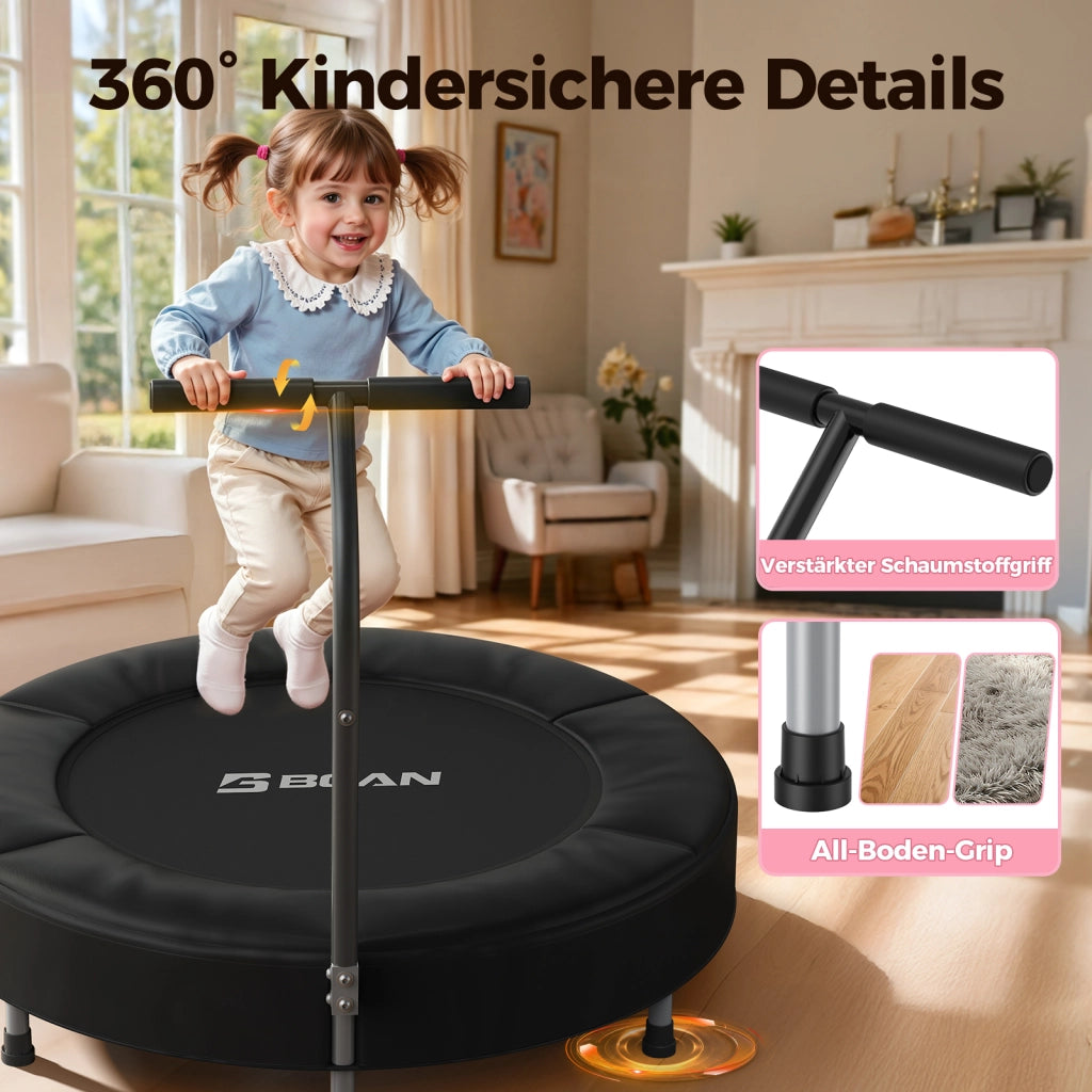 Trampolino per Bambini ¨C zephmum ¨C Grigio 91 cm