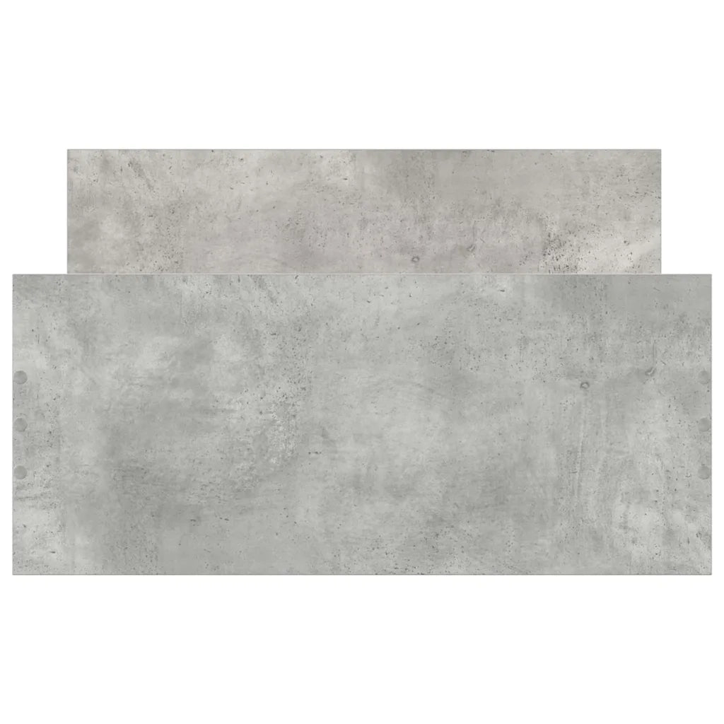 Giroletto-Struttura Letto Grigio Cemento 90x200 cm in Legno Multistrato 311556