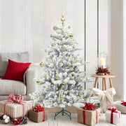 Albero di Natale Artificiale con Rami Pieghevoli Bianco 150 cm 3397709
