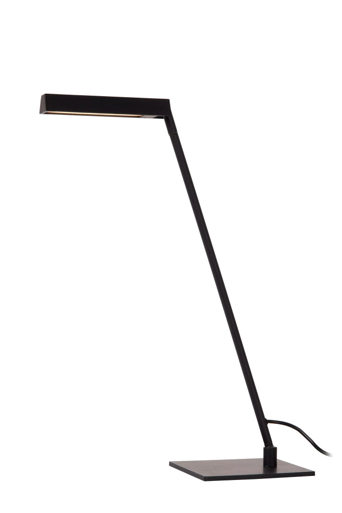 Lampada da scrivania nera LED touch dimmer Lucide Lavale
